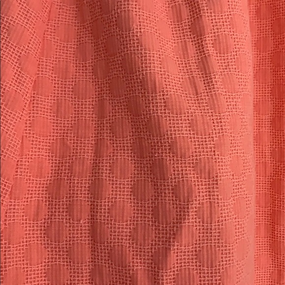 Off the Shoulder Salmon Dress - Picture 2 of 3